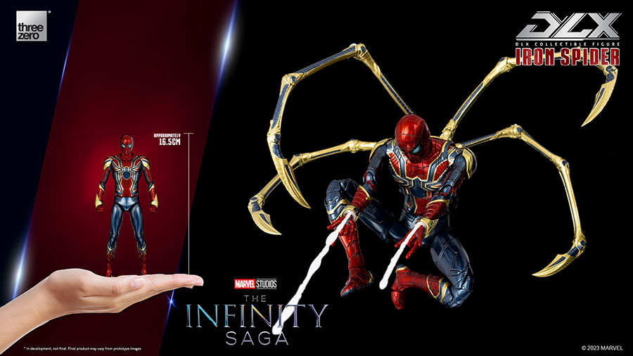 Marvel Infinity Saga Deluxe Iron Spider 1/12 Scale Action Figure