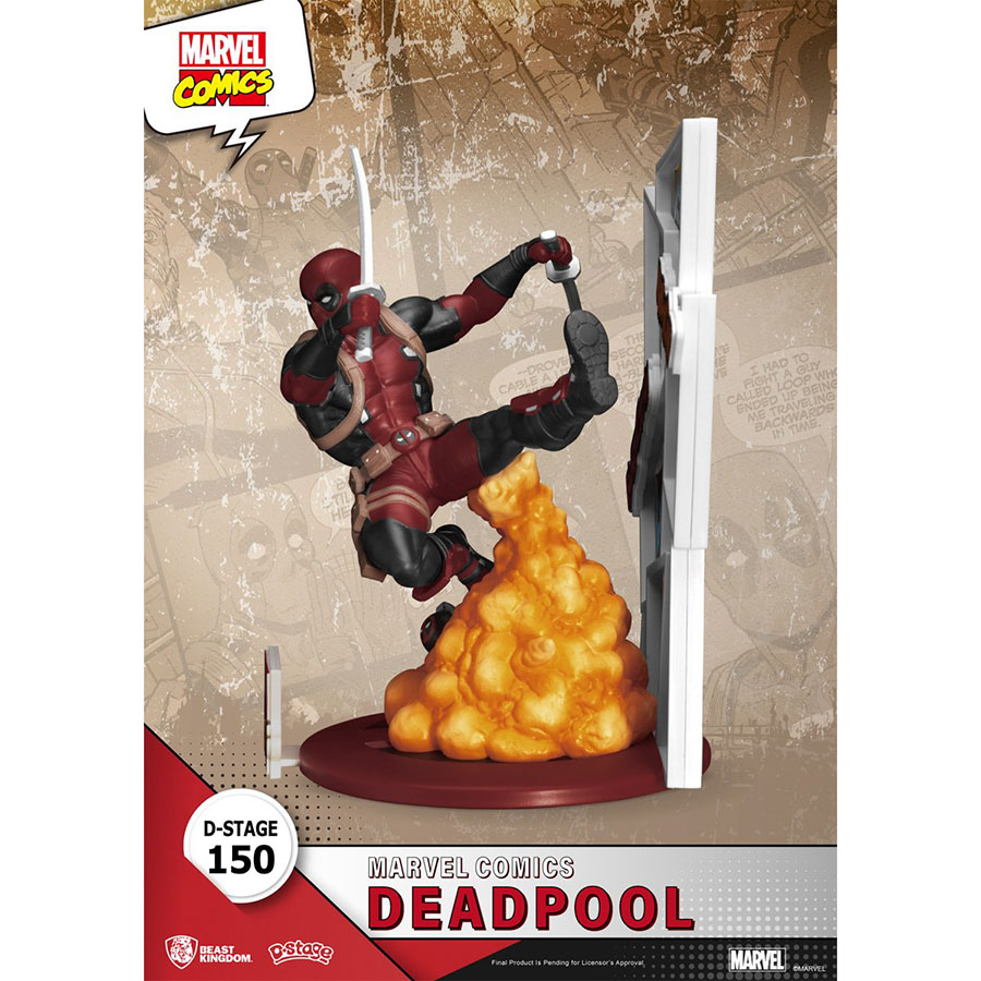 Marvel Comics DS-150 Deadpool D-Stage SDCC 2024 Previews Exclusive Statue