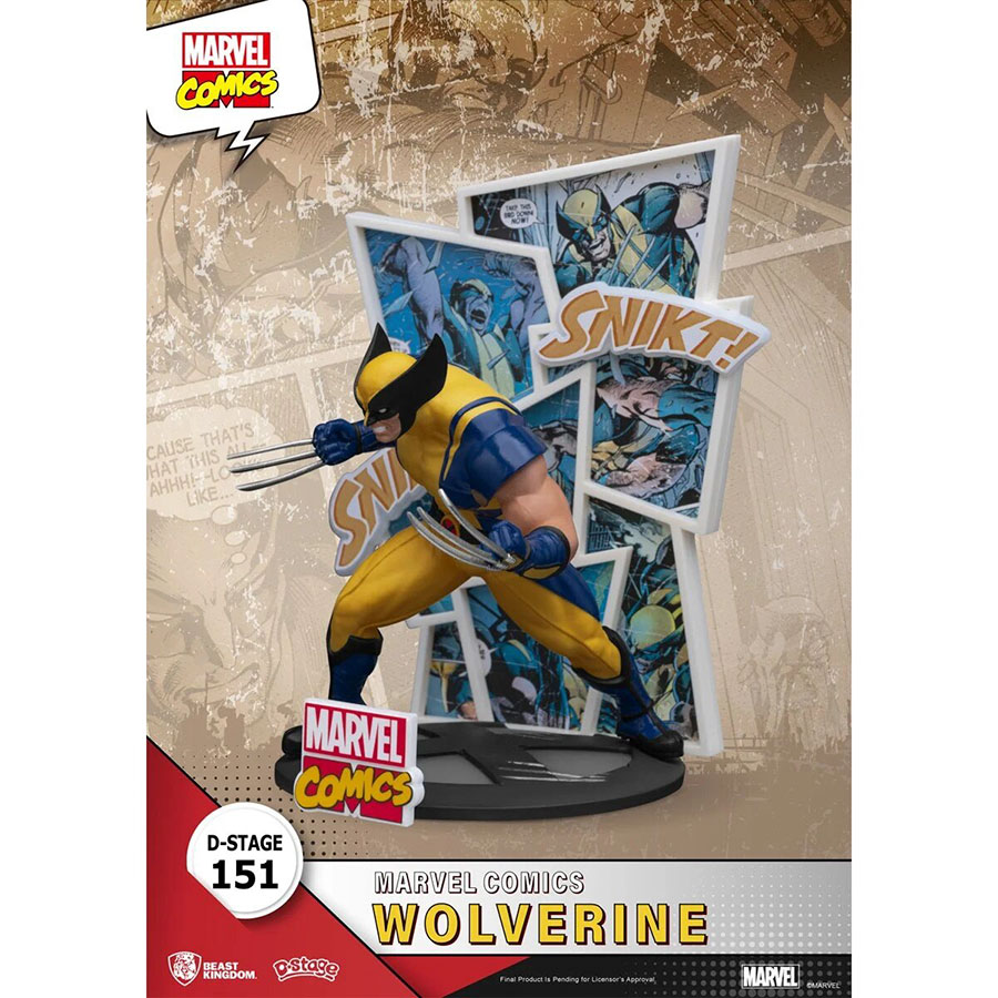Marvel Comics DS-151 Wolverine D-Stage SDCC 2024 Previews Exclusive Statue