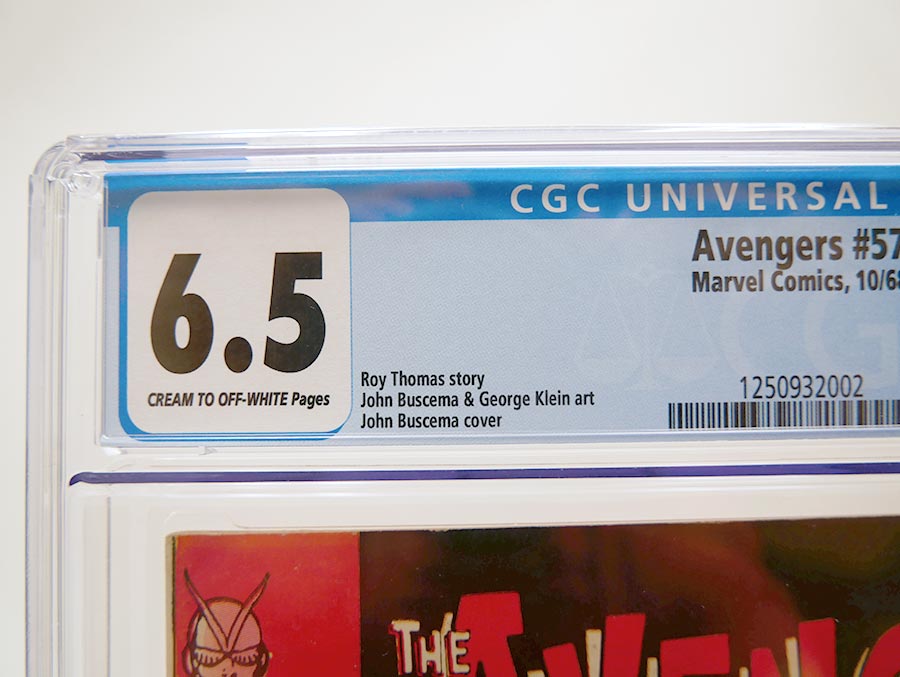 Avengers #57 Cover E 1st Ptg CGC 6.5