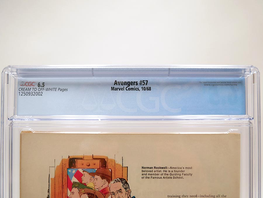 Avengers #57 Cover E 1st Ptg CGC 6.5