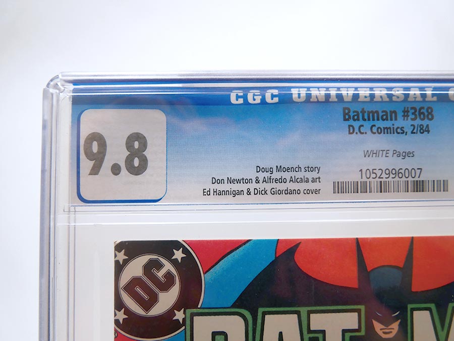 Batman #368 Cover C Regular Cover CGC 9.8