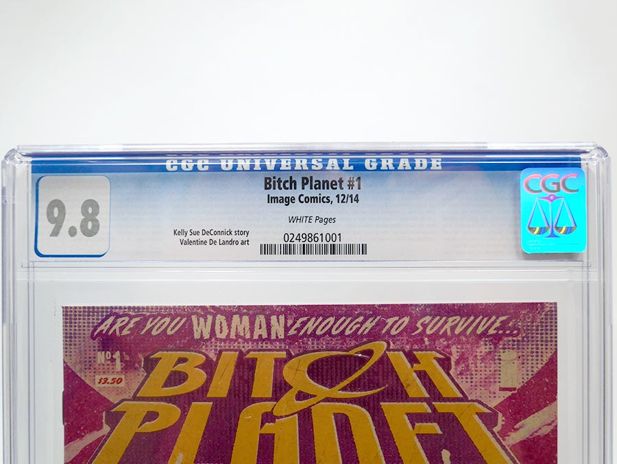 Bitch Planet #1 Cover F 1st Ptg Regular Valentine De Landro Cover CGC 9.8