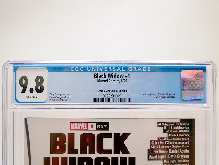 Black Widow Vol 8 #1 Cover L Peach Momoko Variant CGC 9.8