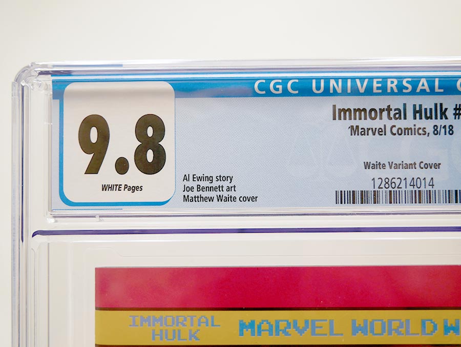 Immortal Hulk #1 Cover L Matthew Waite Variant Cover CGC 9.8