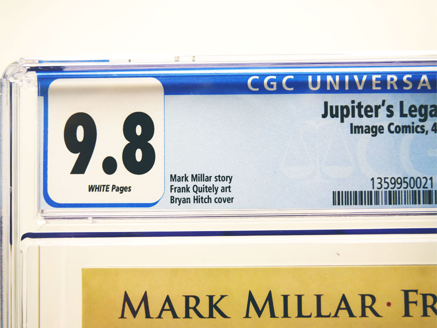 Jupiters Legacy #1 Cover R 1st Ptg Regular Frank Quitely  CGC 9.8