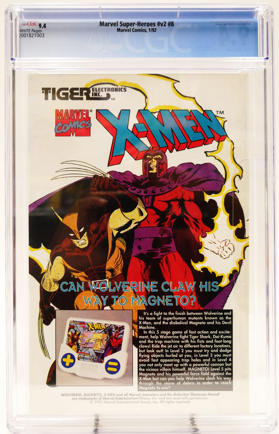 Marvel Super-Heroes Vol 2 #8 Cover C Newsstand Variant CGC 9.4