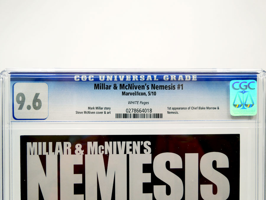 Millar & McNivens Nemesis #1 Cover J 1st Ptg Regular Steve McNiven Cover CGC 9.6