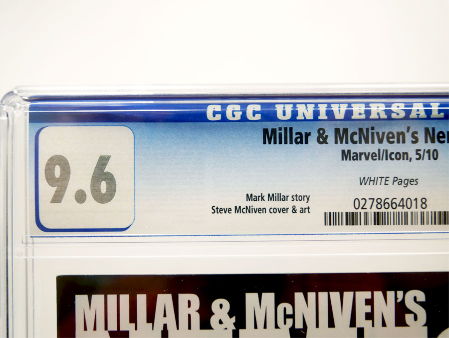 Millar & McNivens Nemesis #1 Cover J 1st Ptg Regular Steve McNiven Cover CGC 9.6