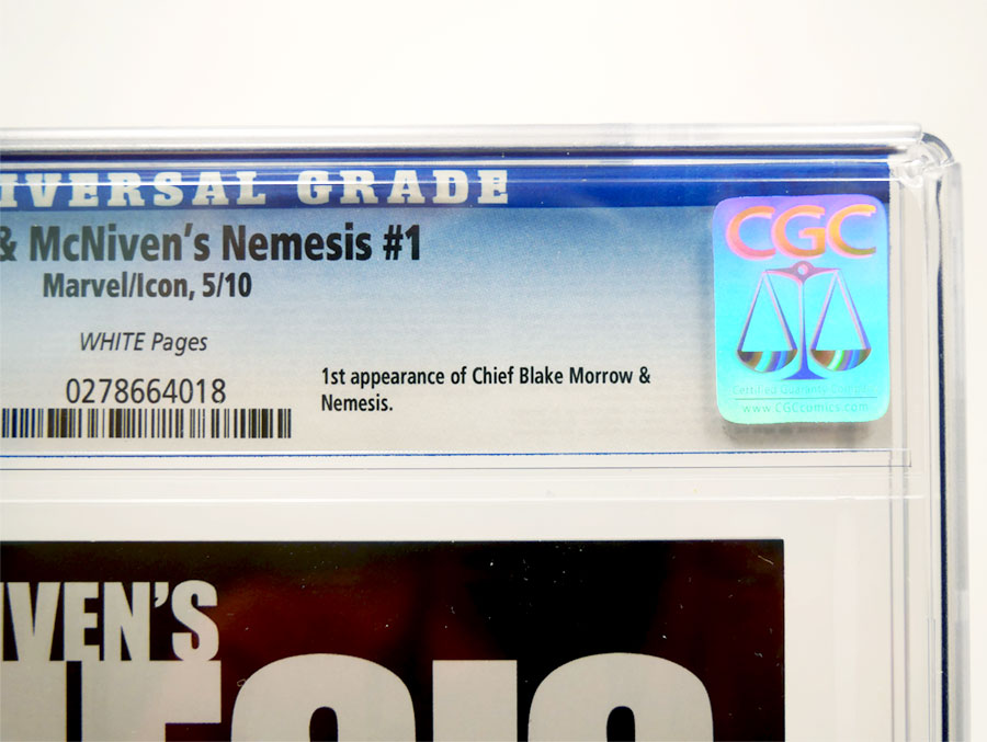 Millar & McNivens Nemesis #1 Cover J 1st Ptg Regular Steve McNiven Cover CGC 9.6
