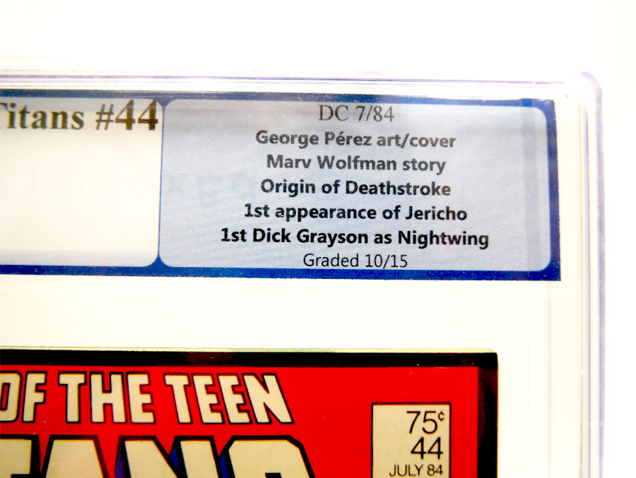 Tales Of The Teen Titans #44 Cover E PGX 9.4