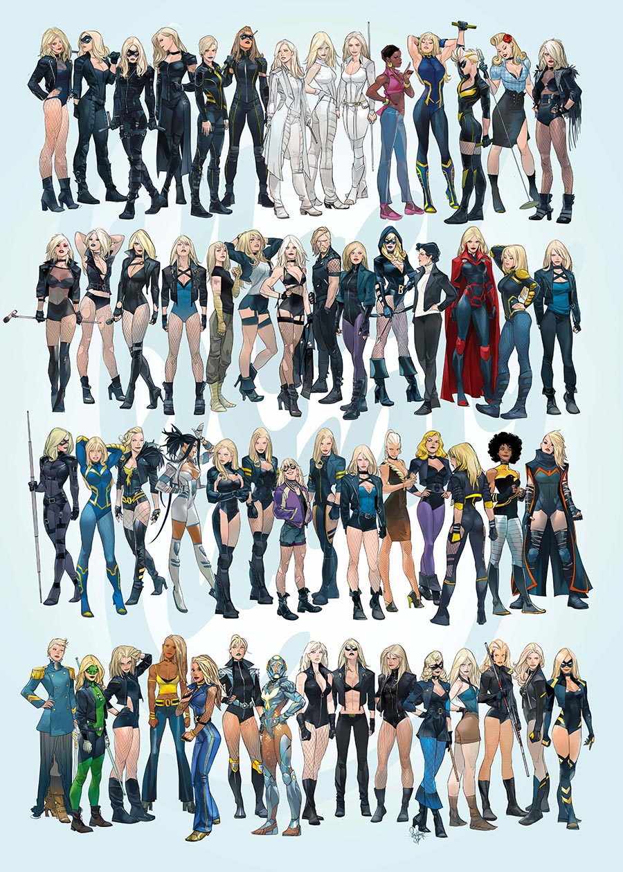Black Canary Best Of The Best #1 Cover C Variant Otto Schmidt Wraparound Card Stock Cover (DC All In)