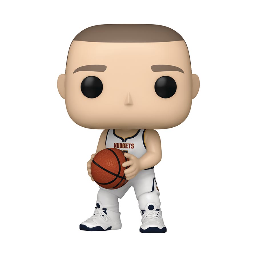 POP NBA Denver Nuggets Nikola Jokic (White Jersey) Vinyl Figure