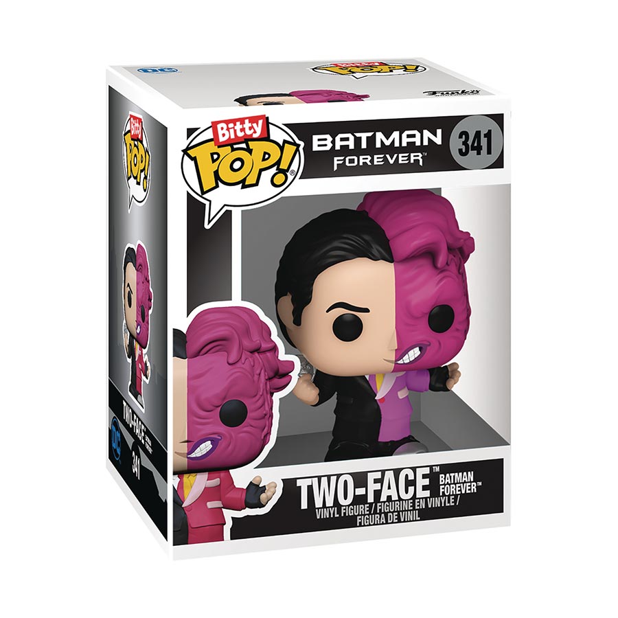 Bitty POP Batman 85th Anniversary Batman Series 2 Two-Face 4-Pack Viny Figure