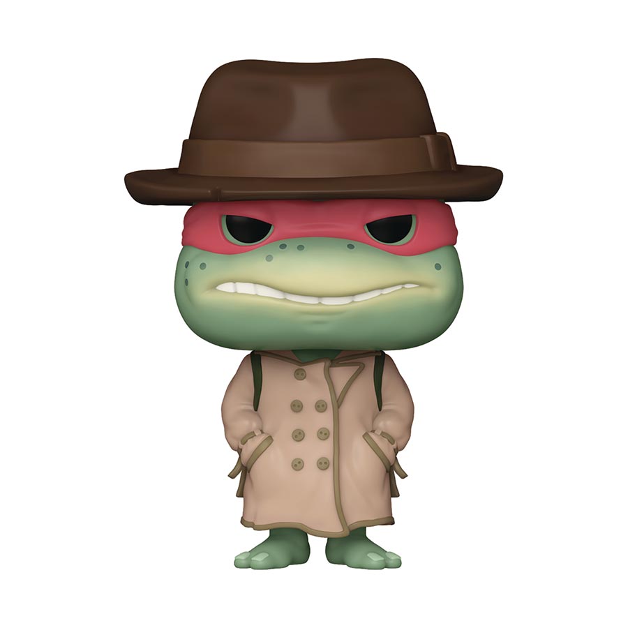 POP Movies Teenage Mutant Ninja Turtles Raphael In Trench Coat Vinyl Figure