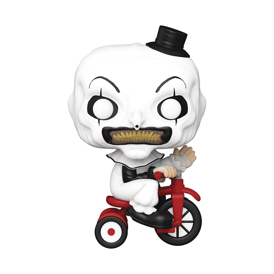 POP Movies Terrifier Art The Clown With Bike Vinyl Figure