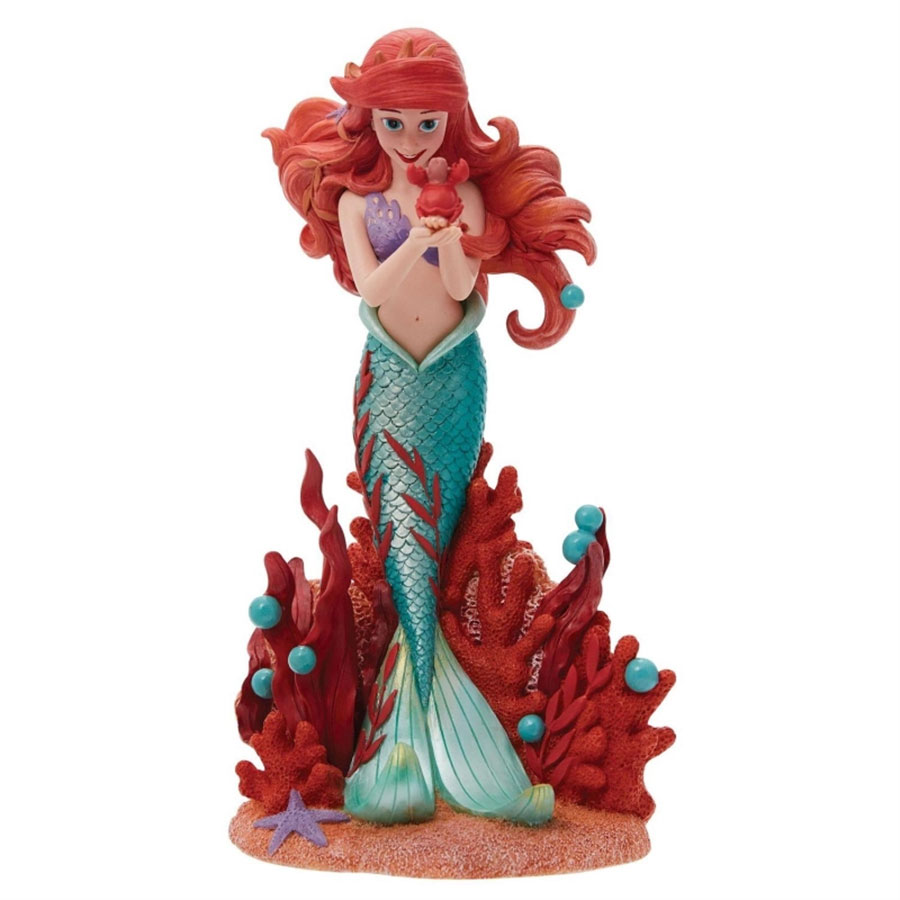 Disney Showcase Botanical Collection Figurine - Little Mermaid Ariel 8-Inch