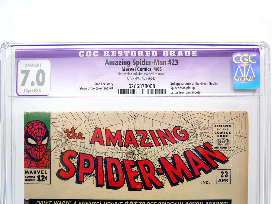 Amazing Spider-Man #23 Cover C CGC Restored 7.0
