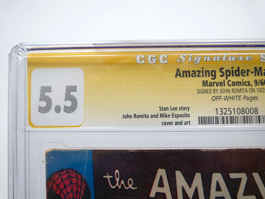 Amazing Spider-Man #40 Cover B CGC Signature Series 5.5 Signed by John Romita 