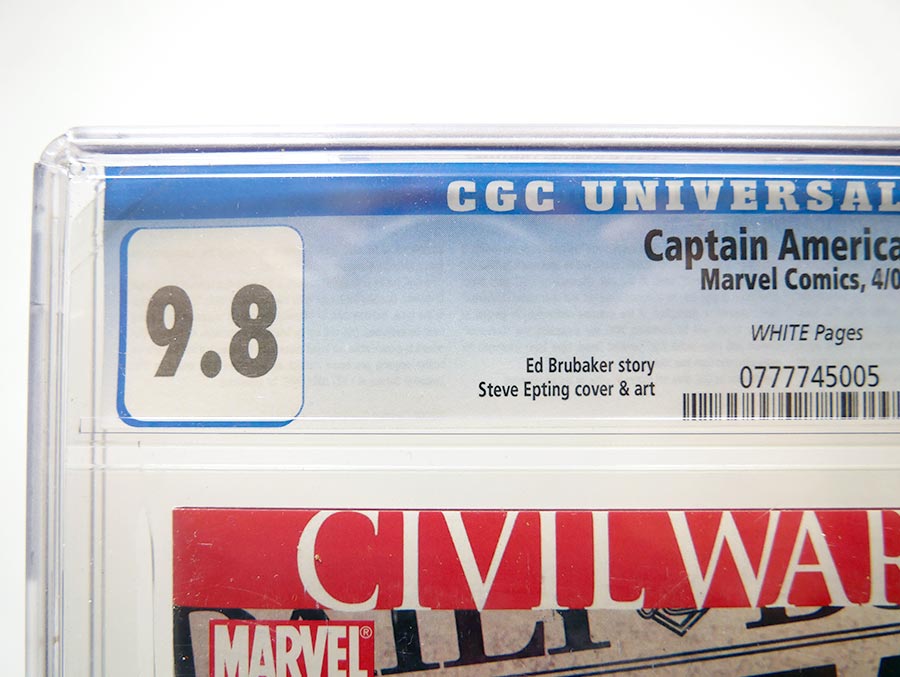 Captain America Vol 5 #25 Cover H 1st Ptg Steve Epting Cover CGC 9.8