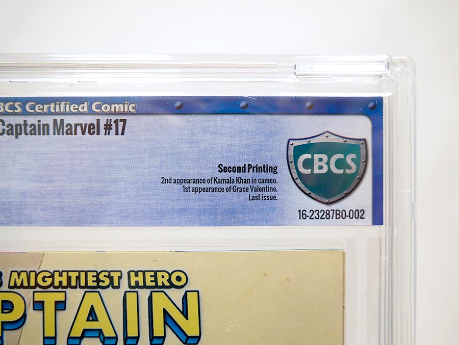 Captain Marvel Vol 6 #17 Cover D 2nd Ptg Adrian Alphona Variant Cover CBCS 9.4