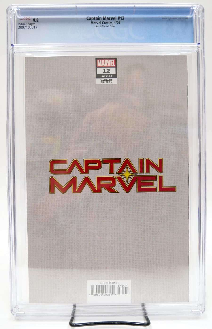 Captain Marvel Vol 9 #12 Cover J Mark Brooks Secret Variant Cover CGC 9.8