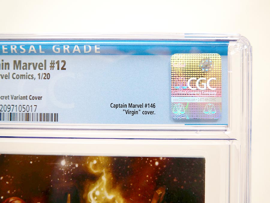 Captain Marvel Vol 9 #12 Cover J Mark Brooks Secret Variant Cover CGC 9.8