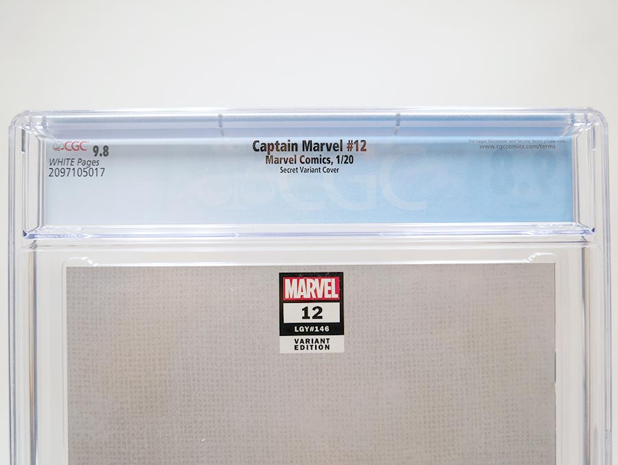 Captain Marvel Vol 9 #12 Cover J Mark Brooks Secret Variant Cover CGC 9.8