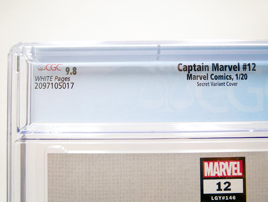 Captain Marvel Vol 9 #12 Cover J Mark Brooks Secret Variant Cover CGC 9.8