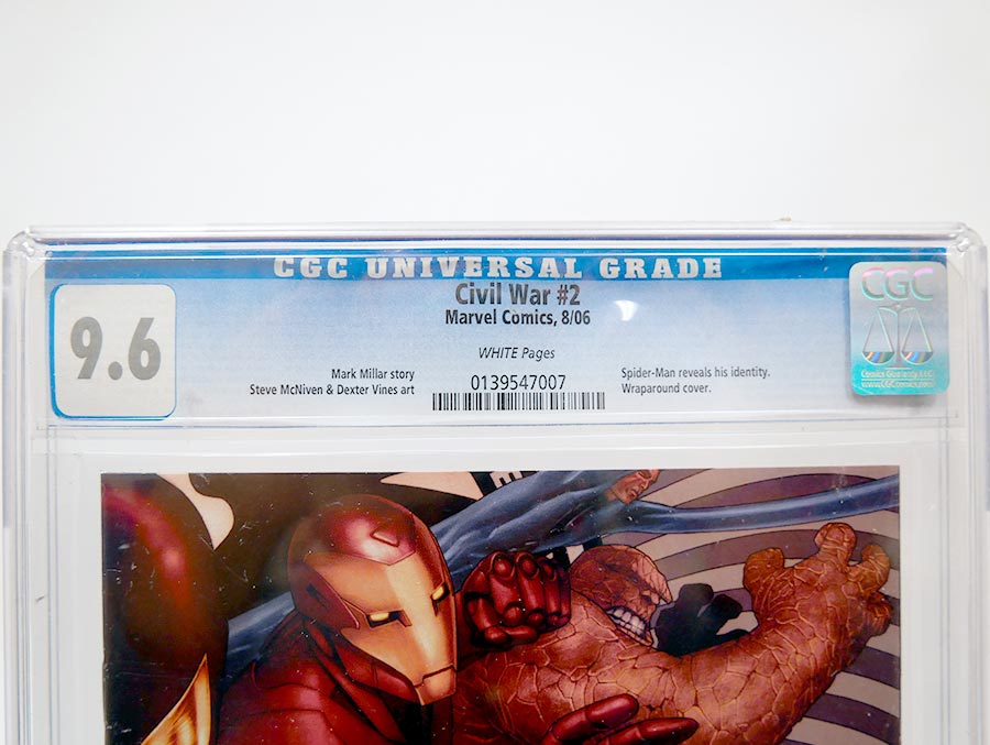 Civil War #2 Cover G 1st Ptg Regular Cover CGC 9.6