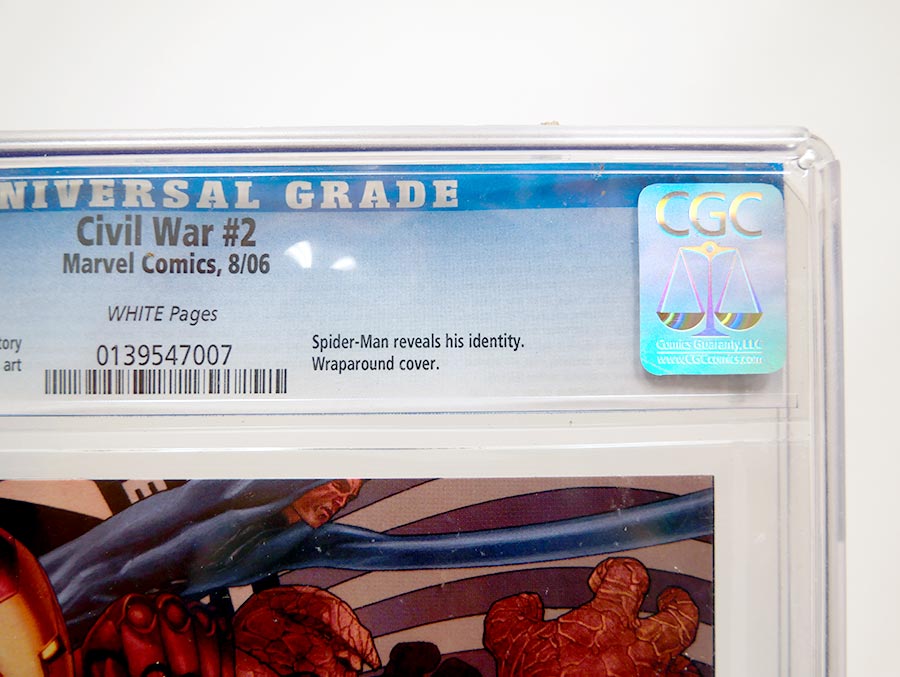 Civil War #2 Cover G 1st Ptg Regular Cover CGC 9.6