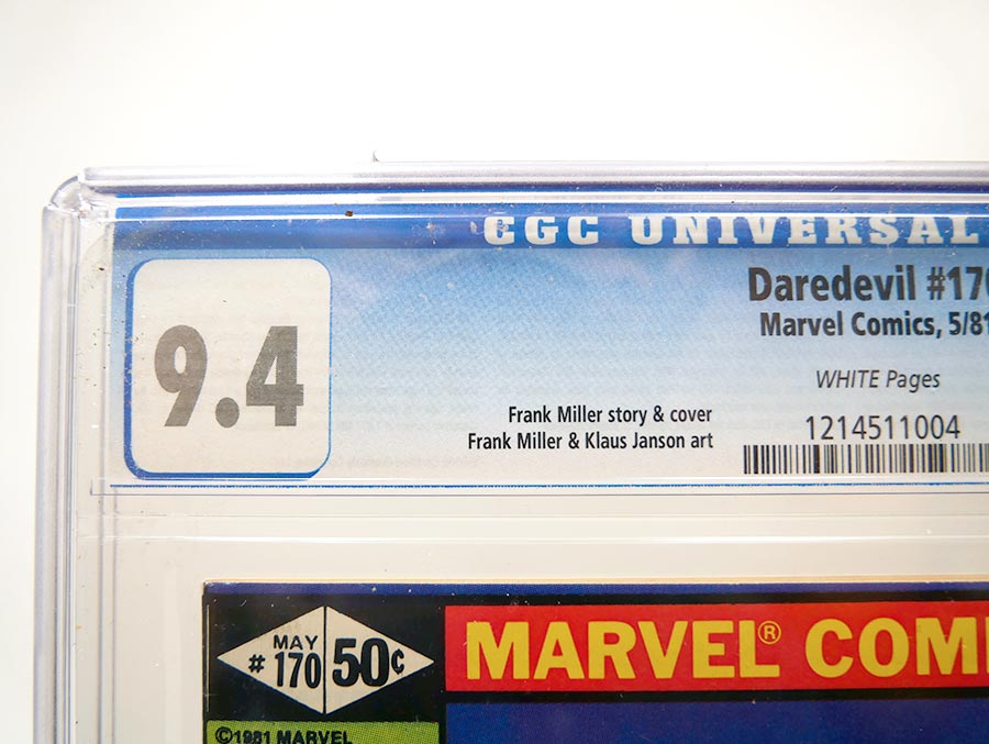 Daredevil #170 Cover B CGC 9.4