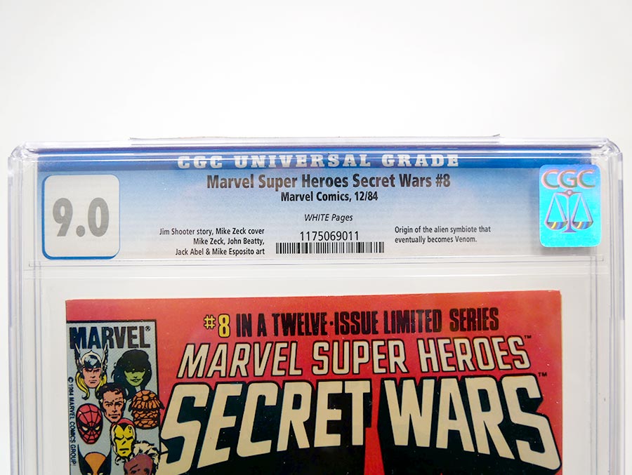 Marvel Super-Heroes Secret Wars #8 Cover L CGC 9.0