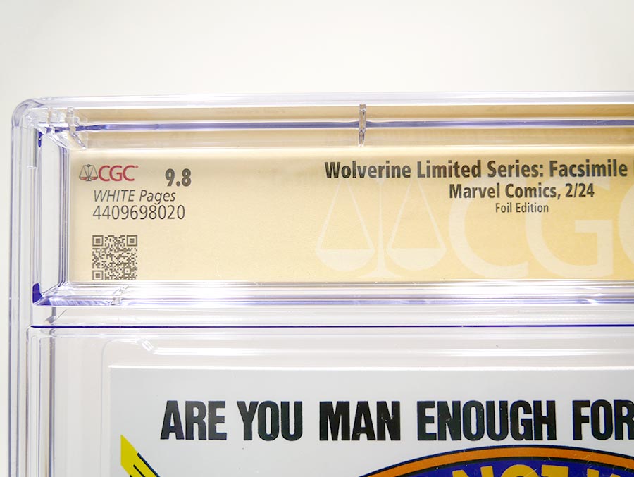 Wolverine By Claremont & Miller #1 Facsimile Edition Cover I CGC Signature Series 9.8 Signed by Joe Rubinstein Variant Frank Miller Foil Cover