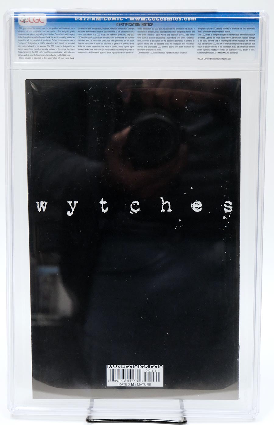 Wytches #1 Cover D 1st Ptg Regular Jock Cover CGC 9.6