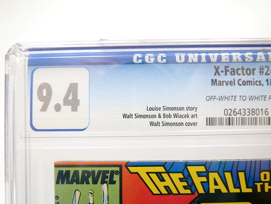 X-Factor #24 Cover B CGC 9.4