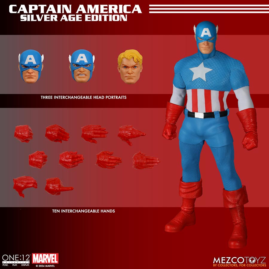 Marvel One-12 Collective Captain America Silver Age Action Figure