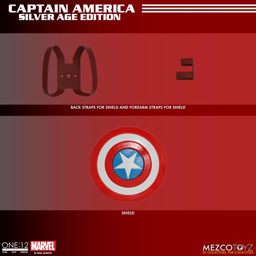 Marvel One-12 Collective Captain America Silver Age Action Figure