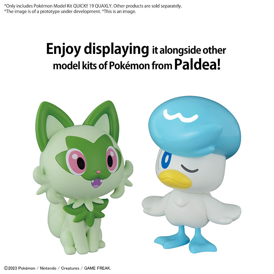 Pokemon Model Kit Quick!! #19 Quaxly