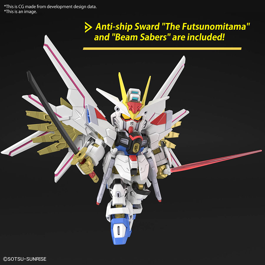 SD Gundam Cross Silhouette Kit #21 Mighty Strike Freedom Gundam