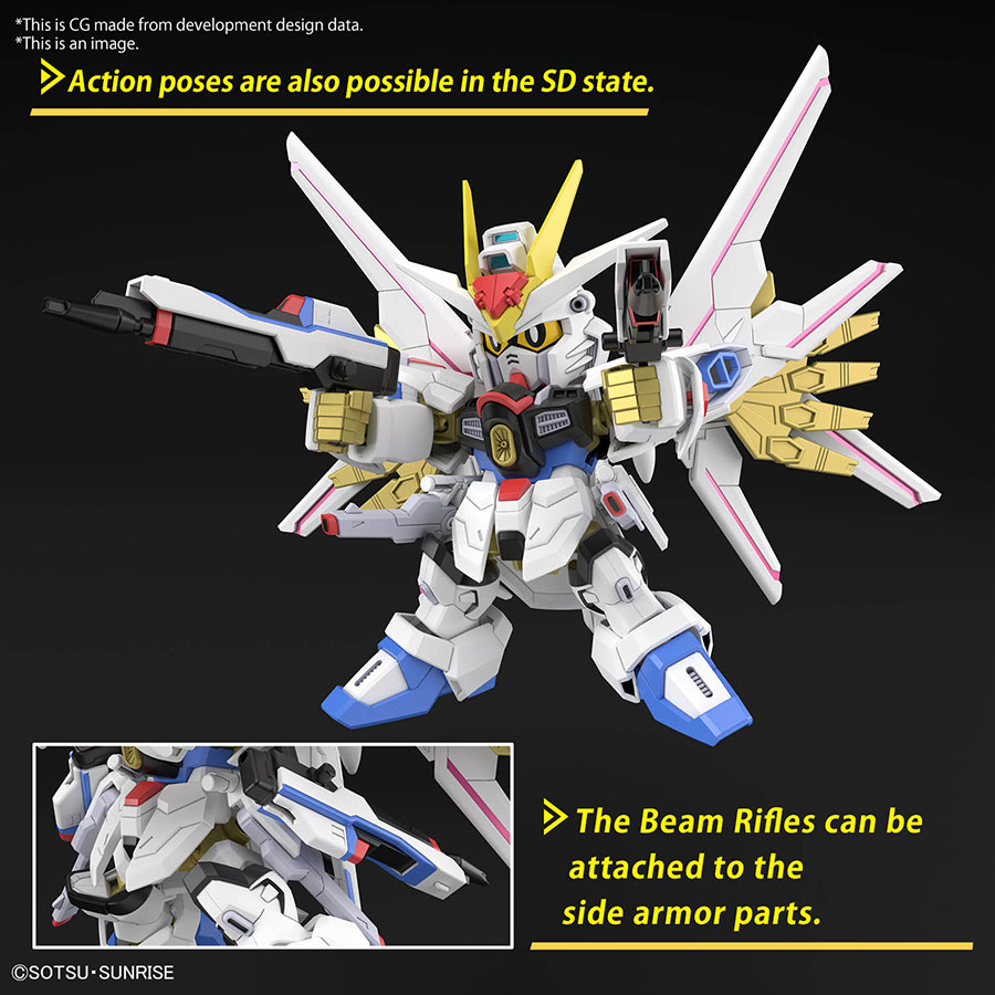 SD Gundam Cross Silhouette Kit #21 Mighty Strike Freedom Gundam