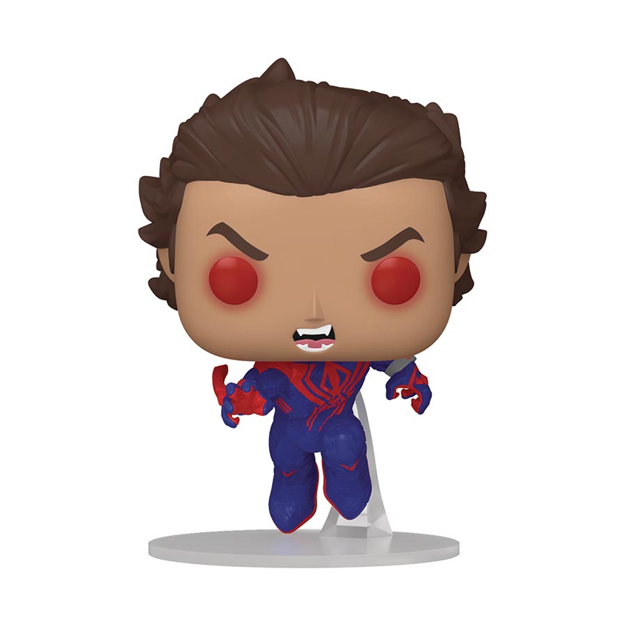 POP Marvel Spider-Man Across The Spider-Verse Spider-Man 2099 Unmasked Vinyl Bobble Head