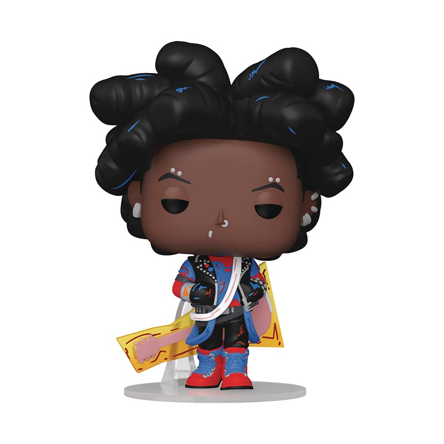 POP Marvel Spider-Man Across The Spider-Verse Spider-Punk Unmasked Vinyl Bobble Head