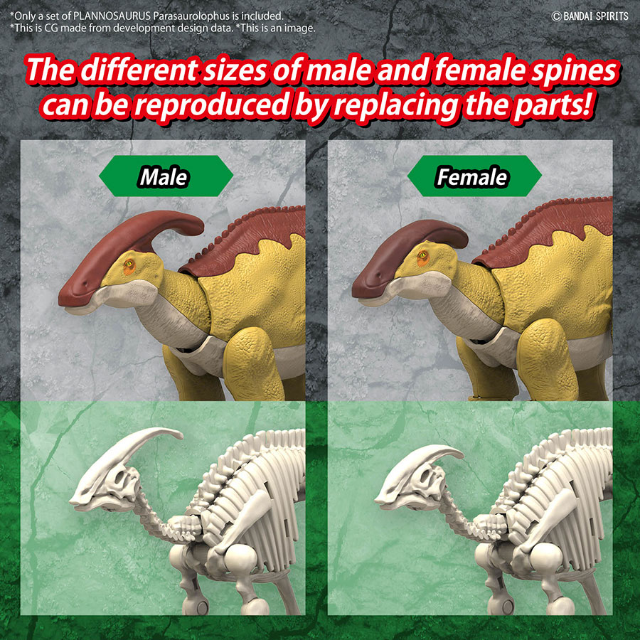 Plannosaurus Plastic Model Kit #09 Parasaurolophus