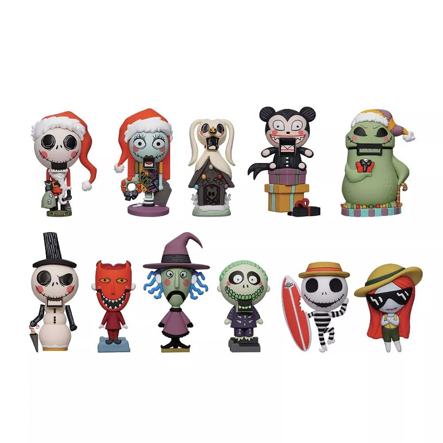 Nightmare Before Christmas 3D Foam Bag Clip Series 9 Blind Mystery Box
