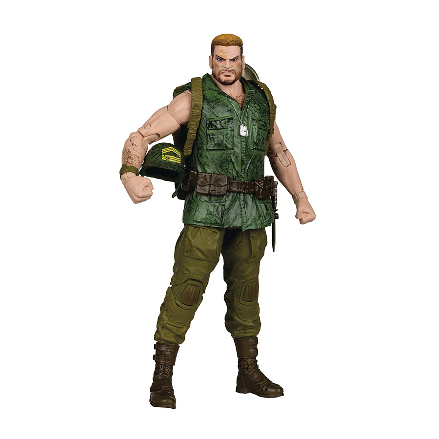 DC Multiverse McFarlane Collector Edition Wave 5 Sgt Rock 7-Inch Action Figure