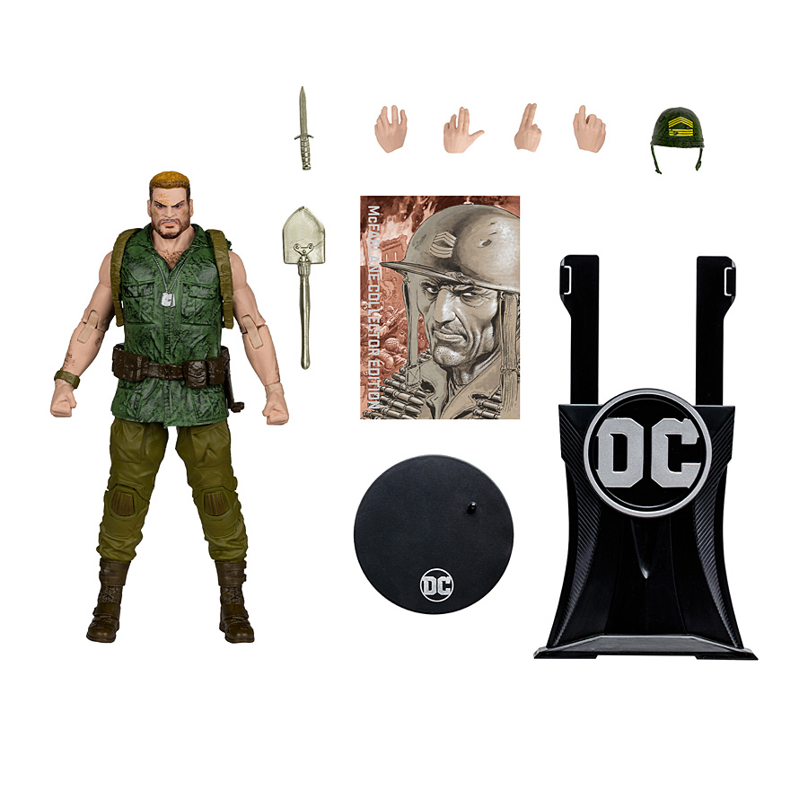 DC Multiverse McFarlane Collector Edition Wave 5 Sgt Rock 7-Inch Action Figure