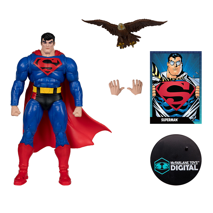 DC Multiverse Digital 7-Inch Action Figure Wave 2 - Our Worlds At War Superman