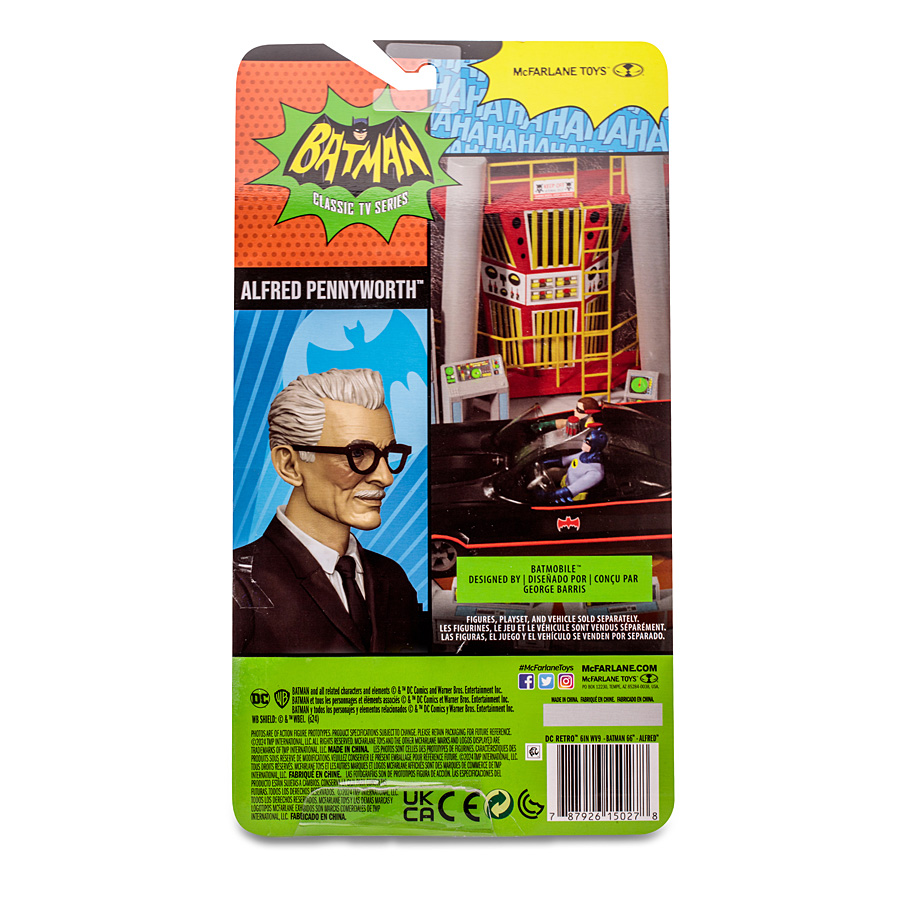 DC Retro 66 Batman Classic TV Series Alfred Pennyworth 6-Inch Action Figure