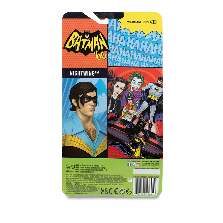 DC Retro 66 Batman Classic TV Series Nightwing (Comic) 6-Inch Action Figure